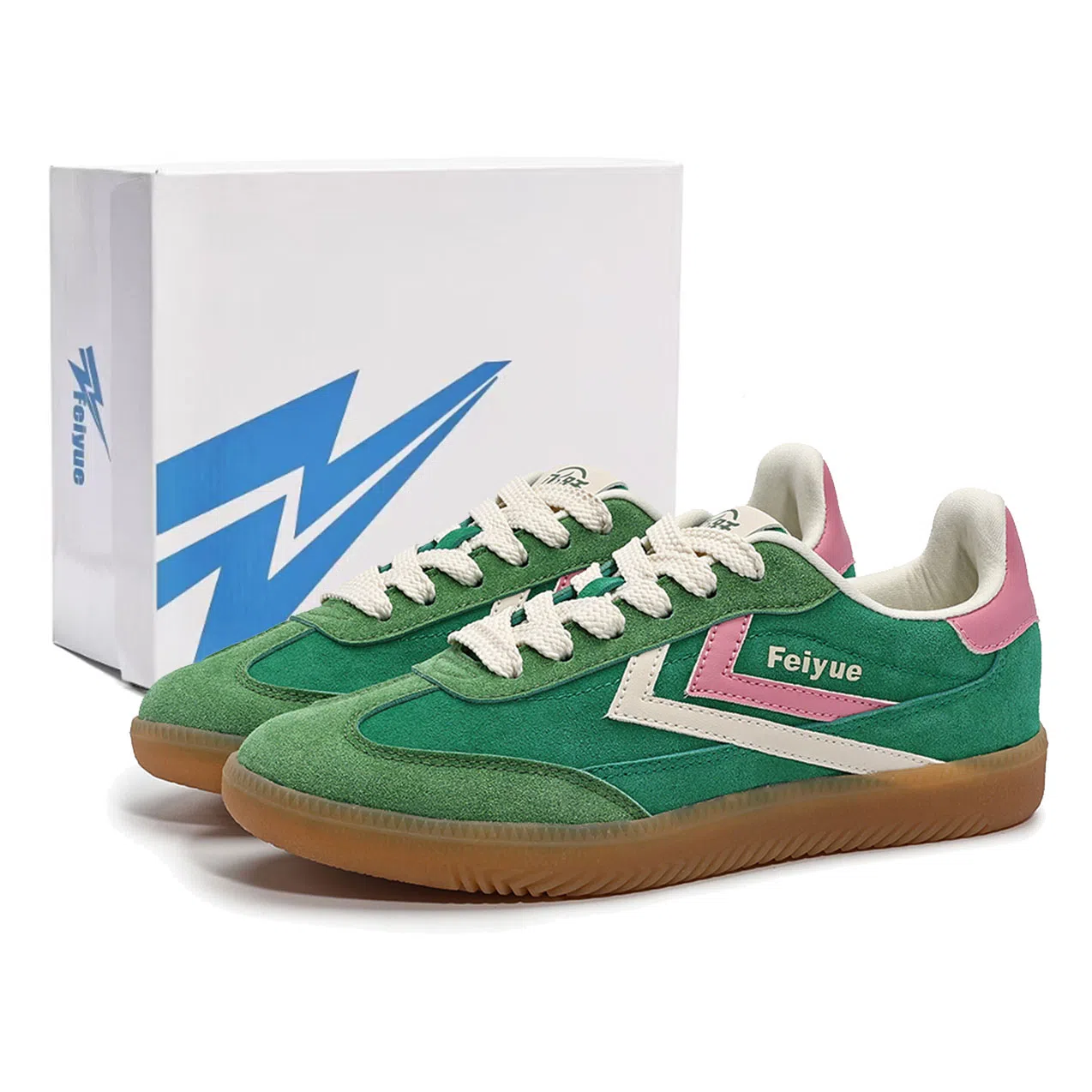 Feiyue Brown Suede Low Top