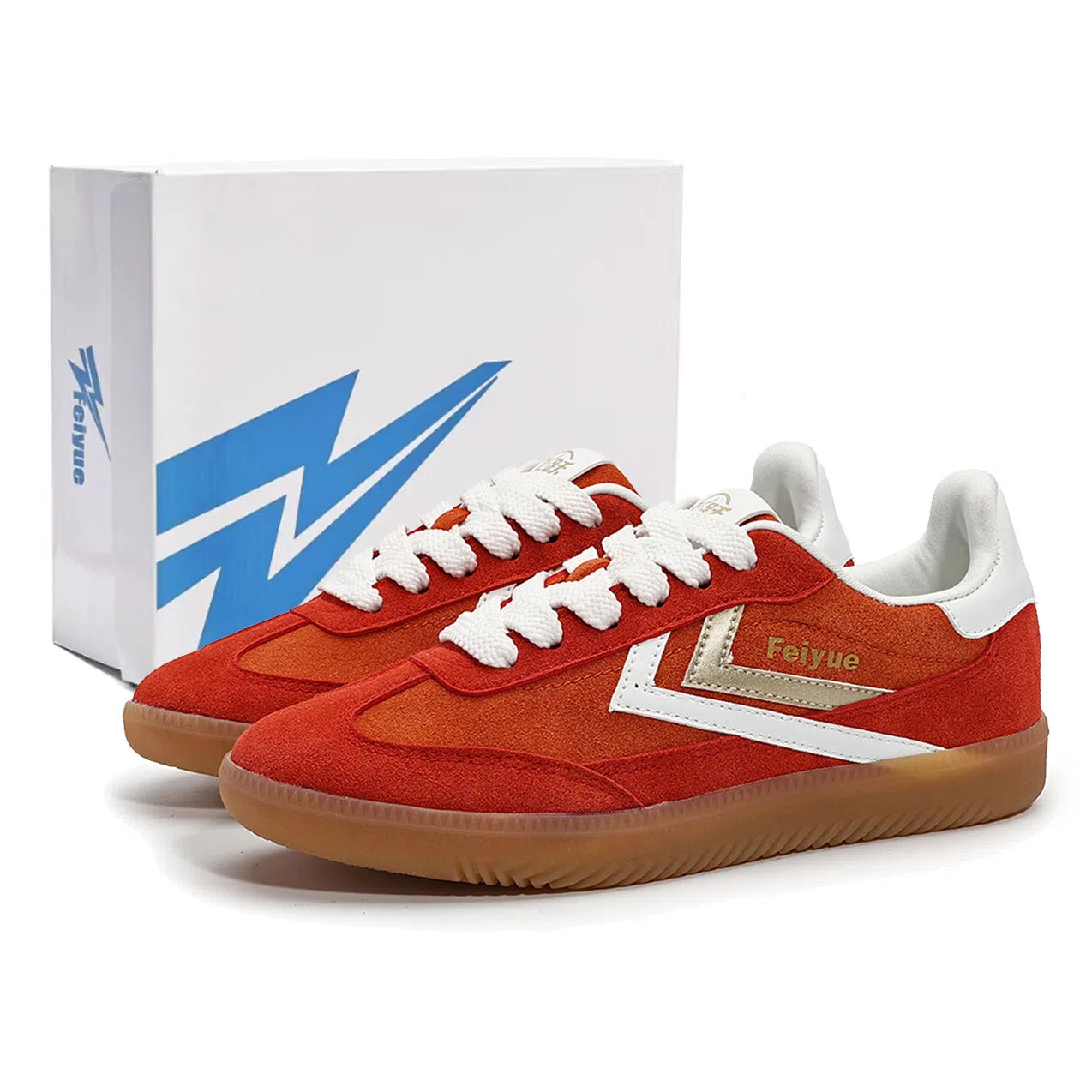 Feiyue Brown Suede Low Top
