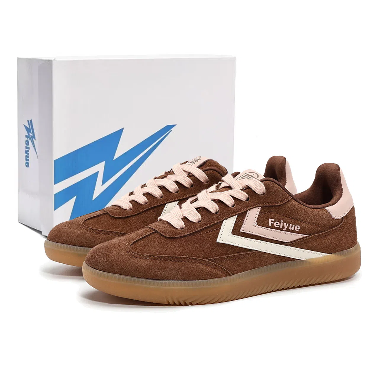 Feiyue Brown Suede Low Top