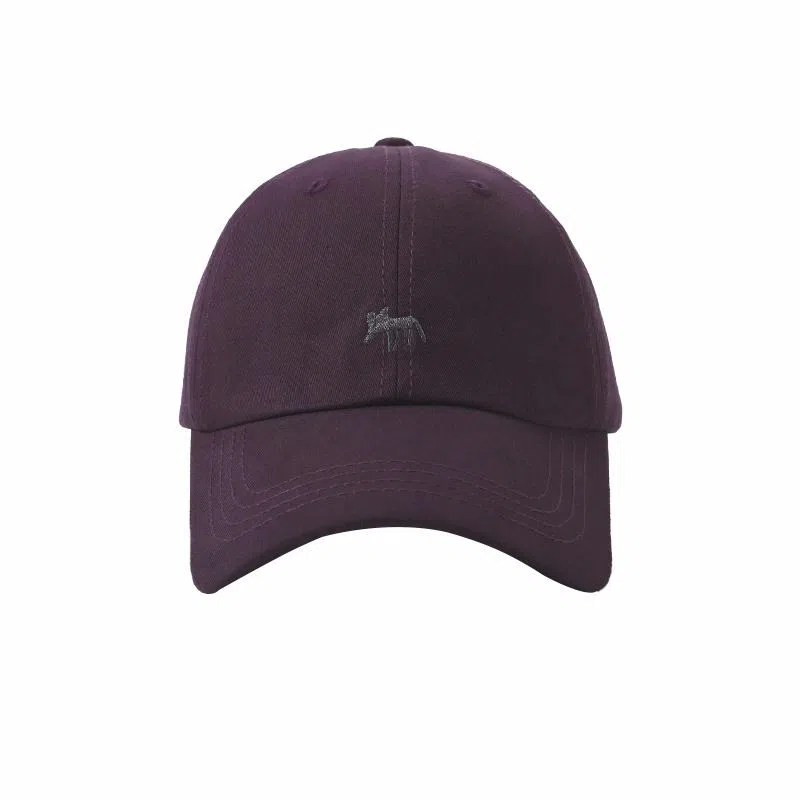 稻草人 韩版刺绣小狐狸 显脸小 百搭休闲 棉 鸭舌帽 男女同款情侣款