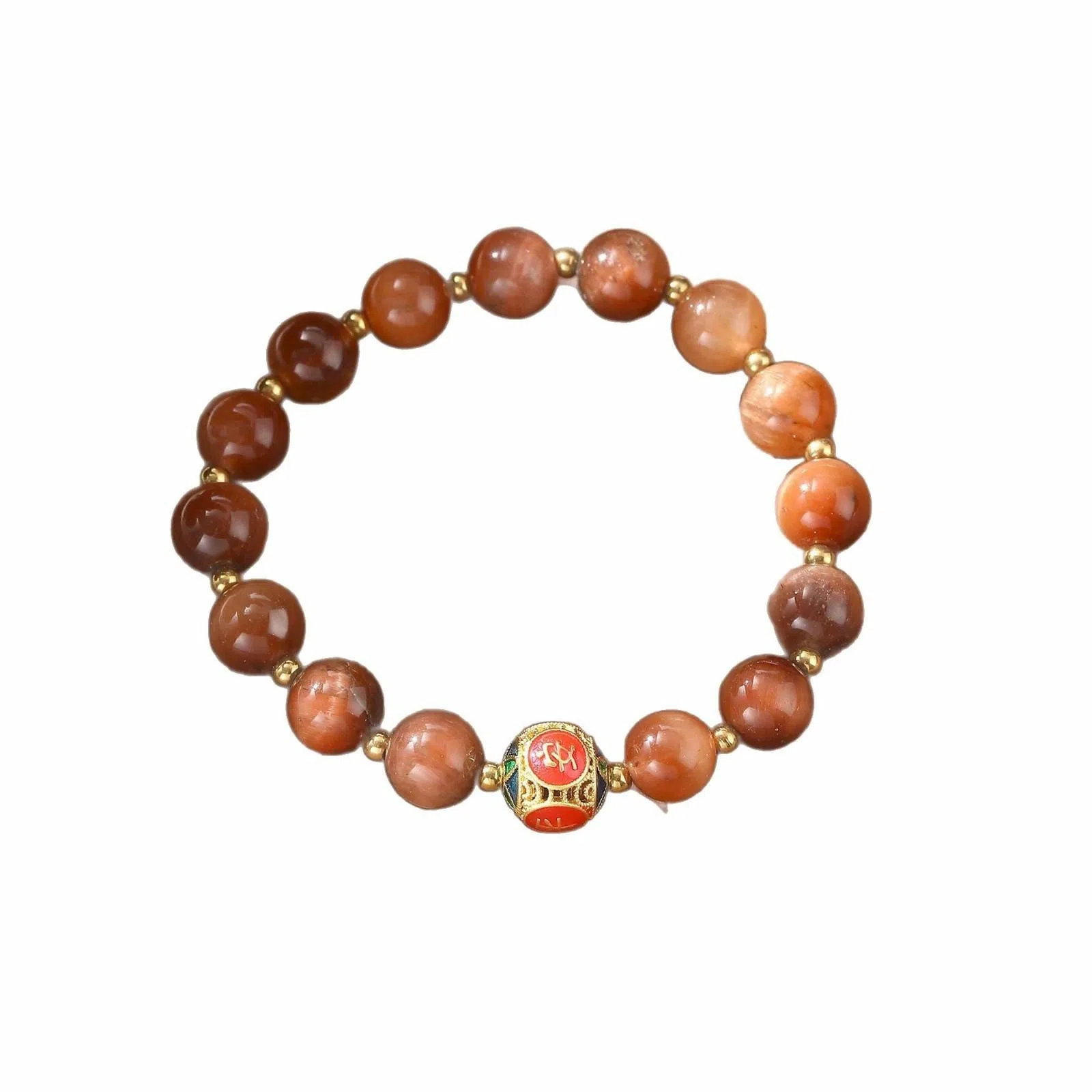 指尖瑰宝 平安喜乐 心想事成 吉祥如意 前程似锦 好柿发生 转运招平安 玛瑙 手串 男女同款情侣款