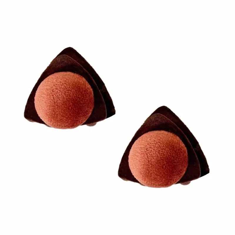 蒙妮 猫耳朵小香风 亚克力 发夹 男女同款情侣款