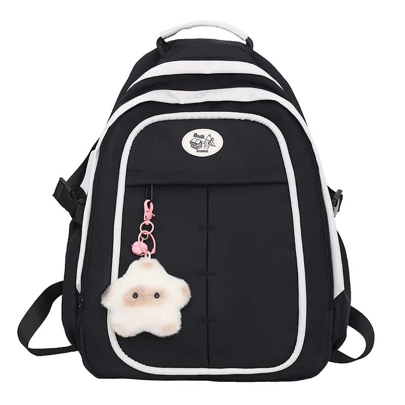 彤彤兔 小众设计拼色可爱少女 尼龙 双肩包 女款 多色