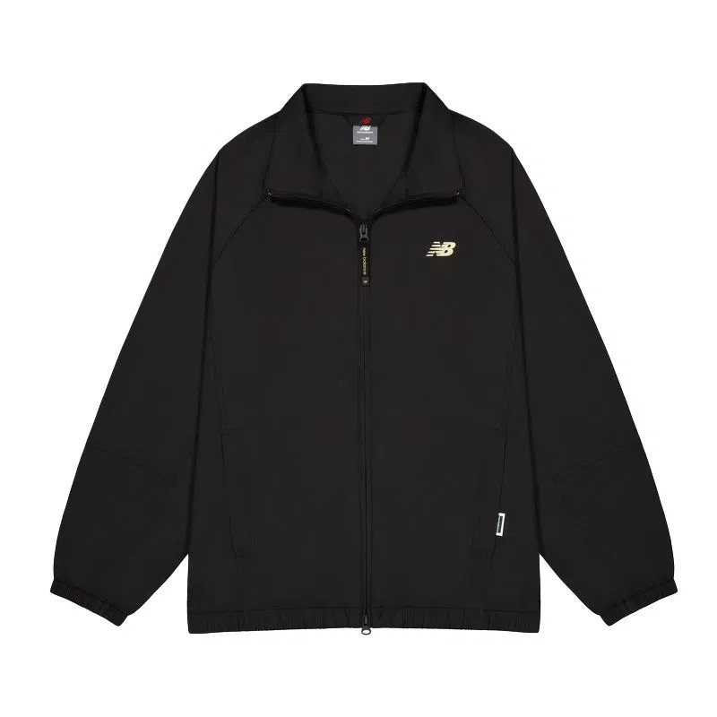 New Balance SS25 Logo Zipper Jacket Black