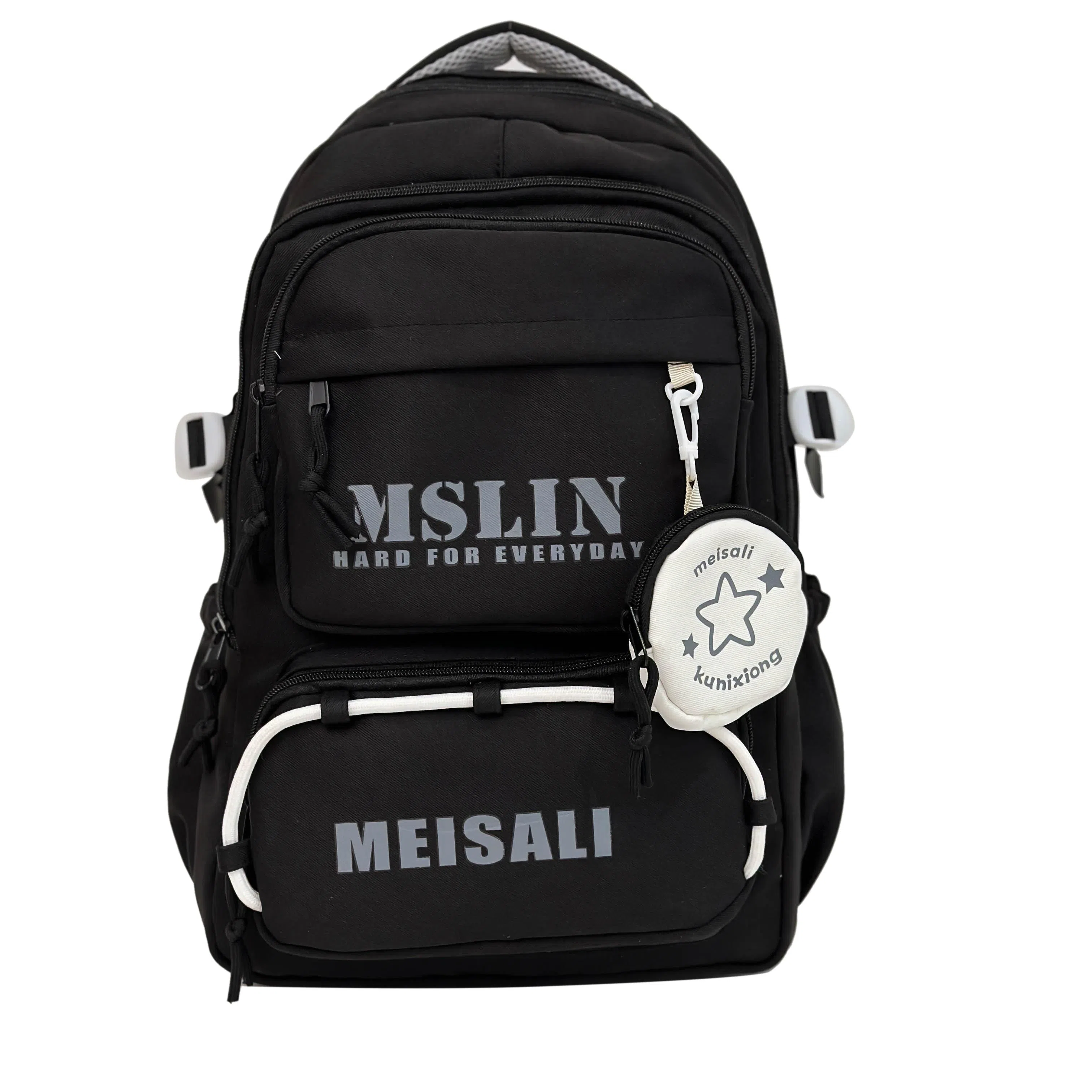 彤彤兔 百搭日系小清新高颜值 尼龙 双肩包 常规 女款 紫色/蓝色/黑色/棕色/绿色