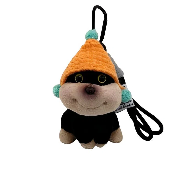 丹琴 可爱蜜蜂小狗 书包玩偶创意呆萌治愈精致 毛绒 挂件 男女同款情侣款