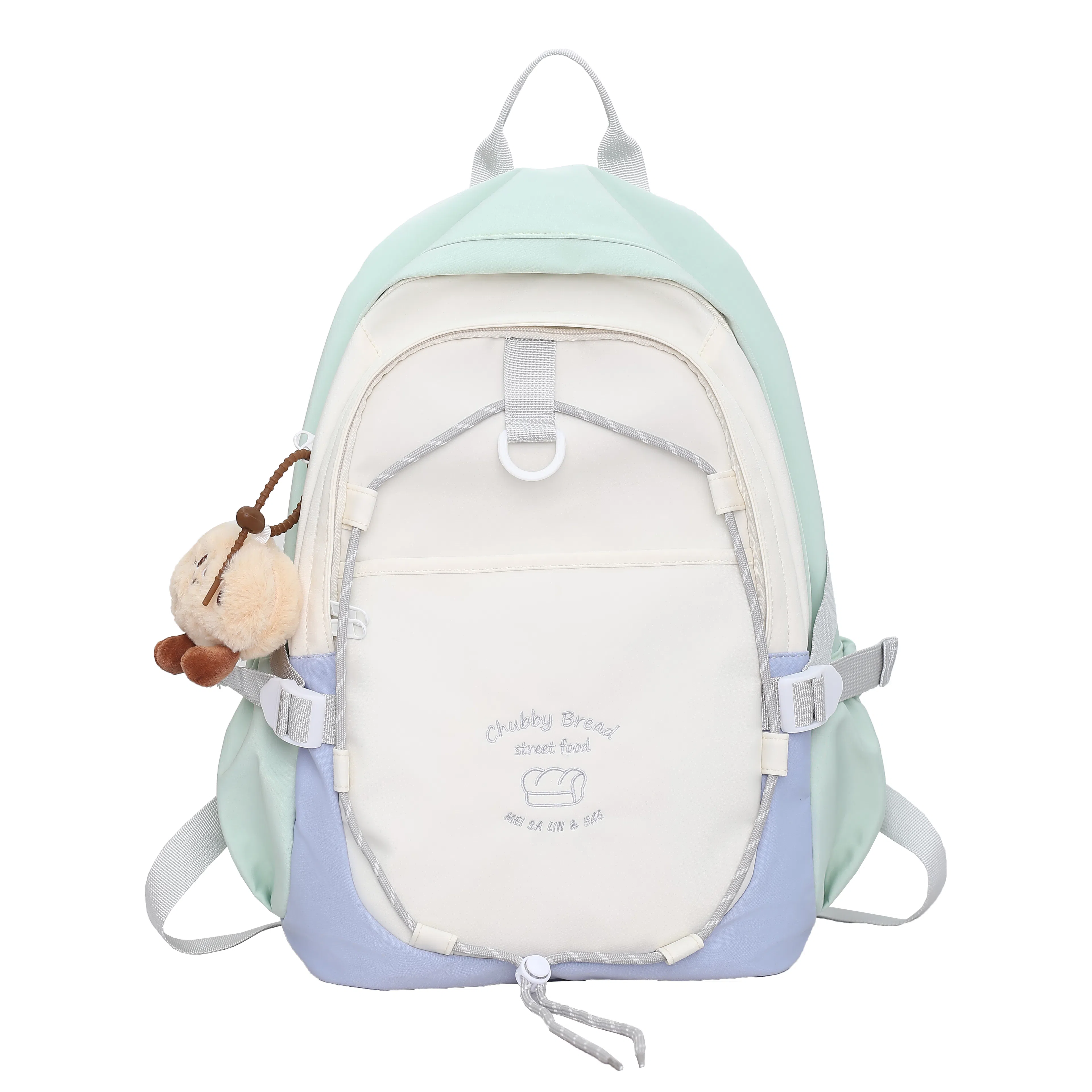 彤彤兔 百搭高颜值学生 尼龙 书包背包双肩包 女款 多色