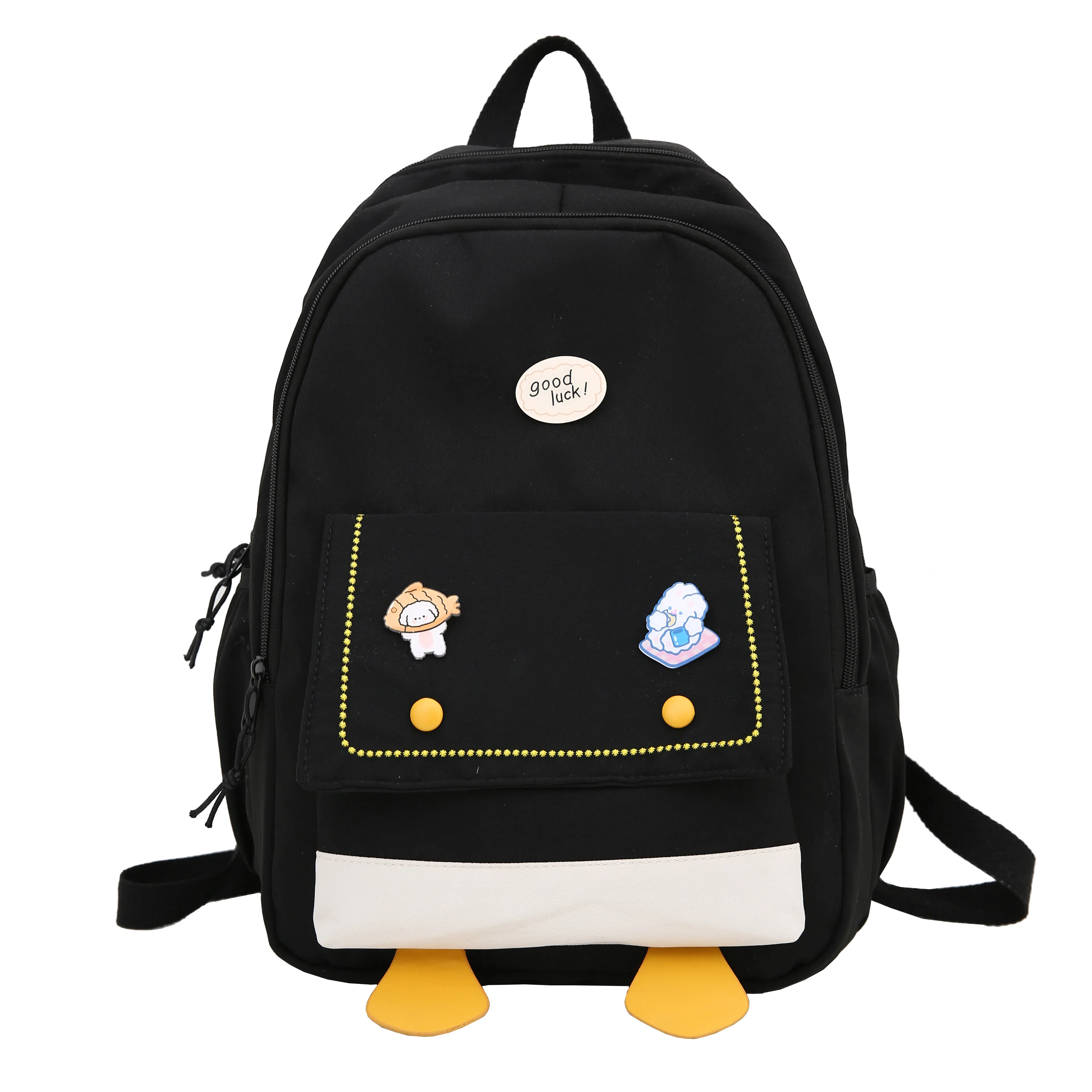 恒源祥 日系可爱卡通 尼龙 双肩包 男女同款情侣款 多色