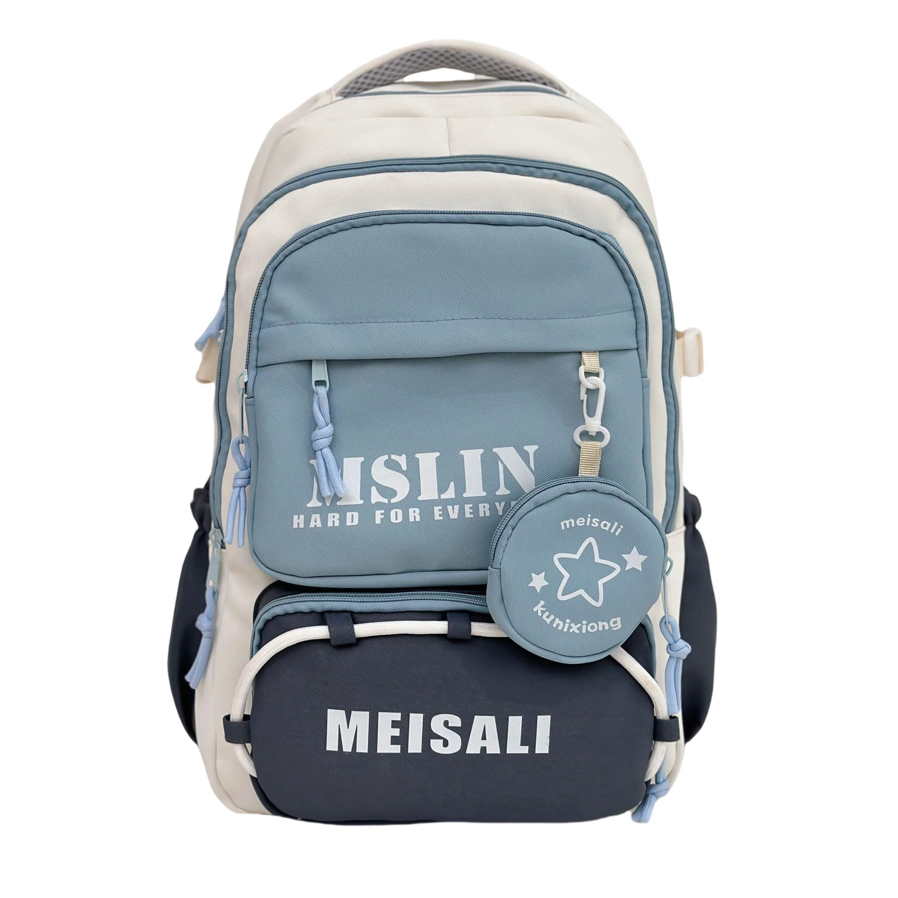 彤彤兔 百搭日系小清新高颜值 尼龙 双肩包 常规 女款 紫色/蓝色/黑色/棕色/绿色