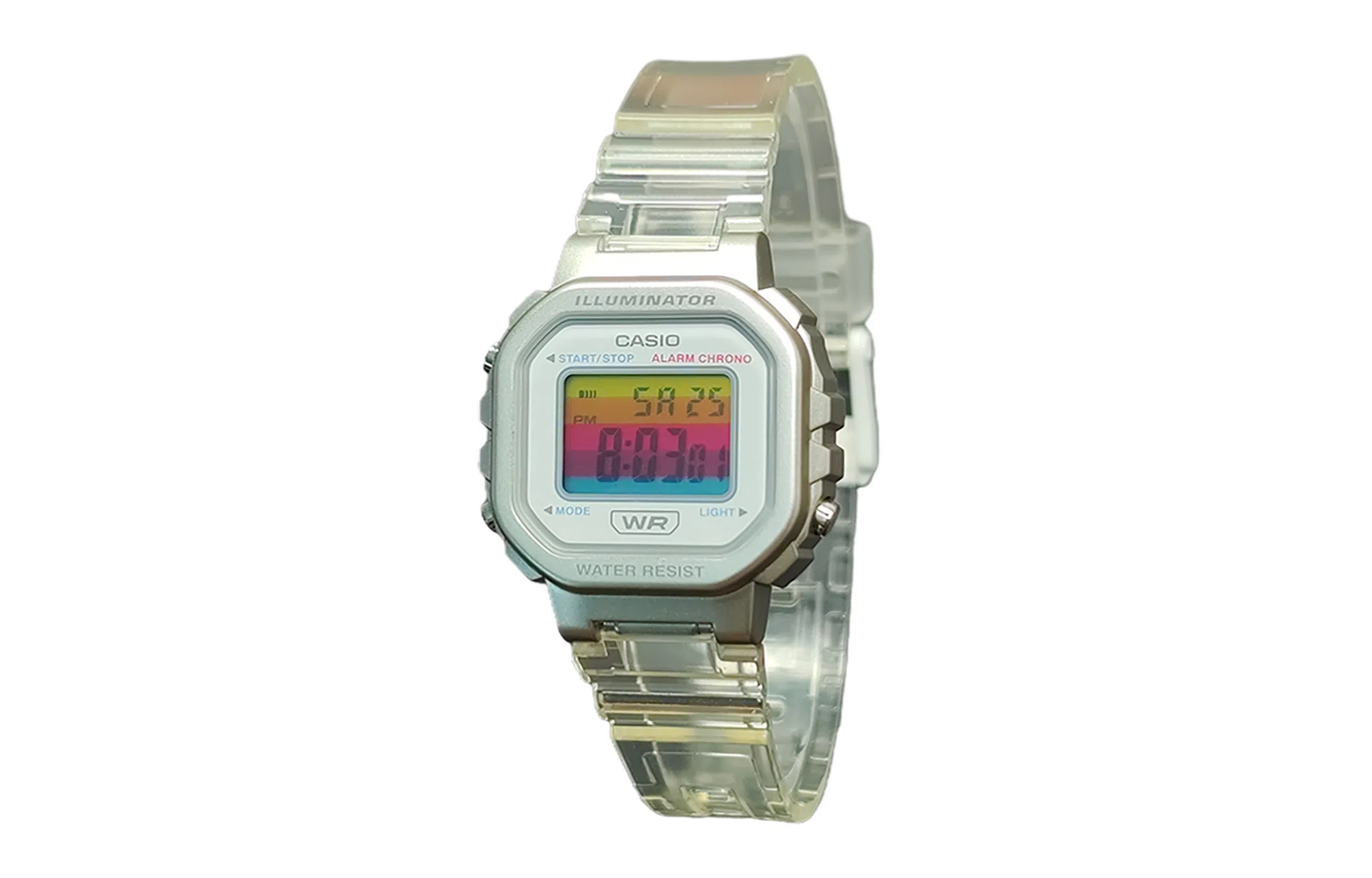 CASIO VINTAGE LA-20WHS-7A-Silver Aurora