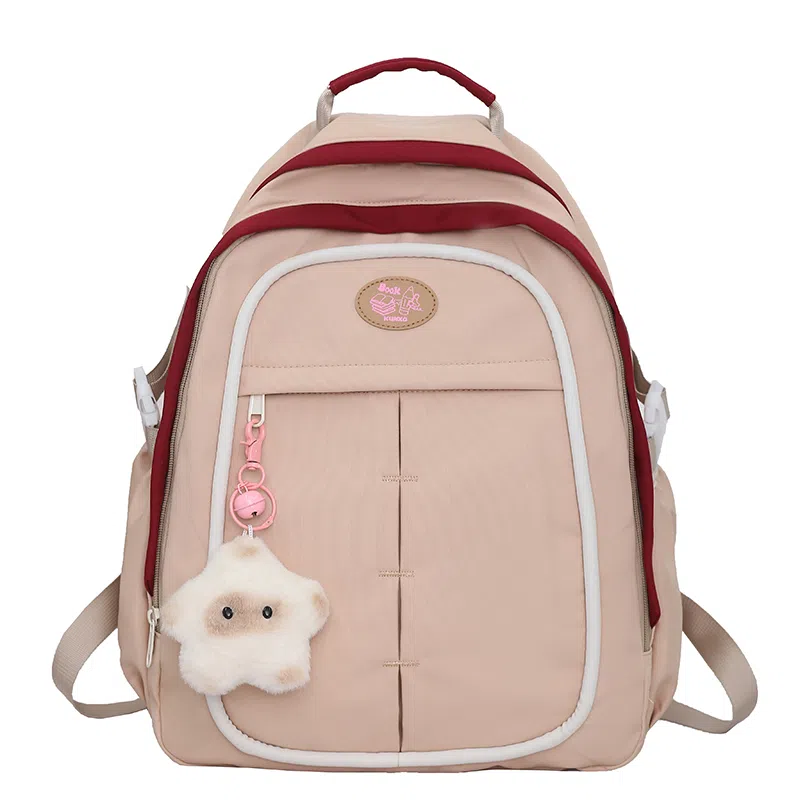 彤彤兔 小众设计拼色可爱少女 尼龙 双肩包 女款 多色