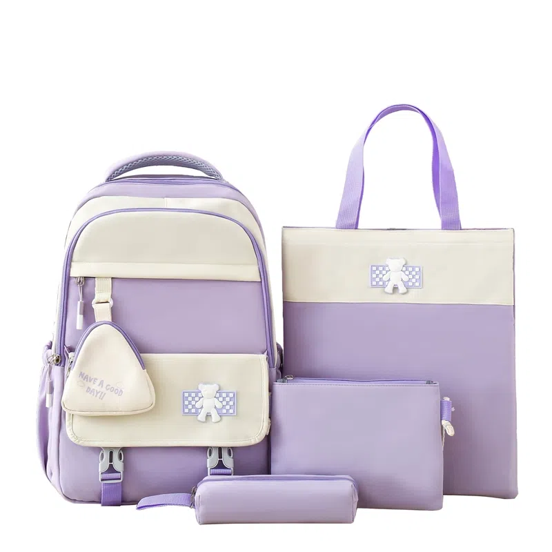 彤彤兔 书包小清新甜美休闲 尼龙 组合装 女款 多色