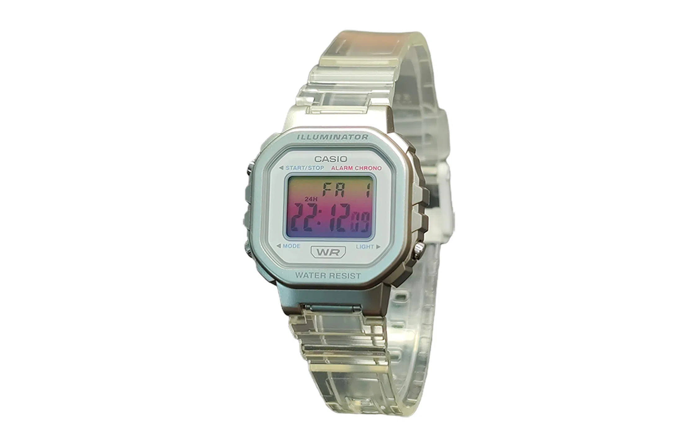 CASIO VINTAGE LA-20WHS-7A-Silver Aurora