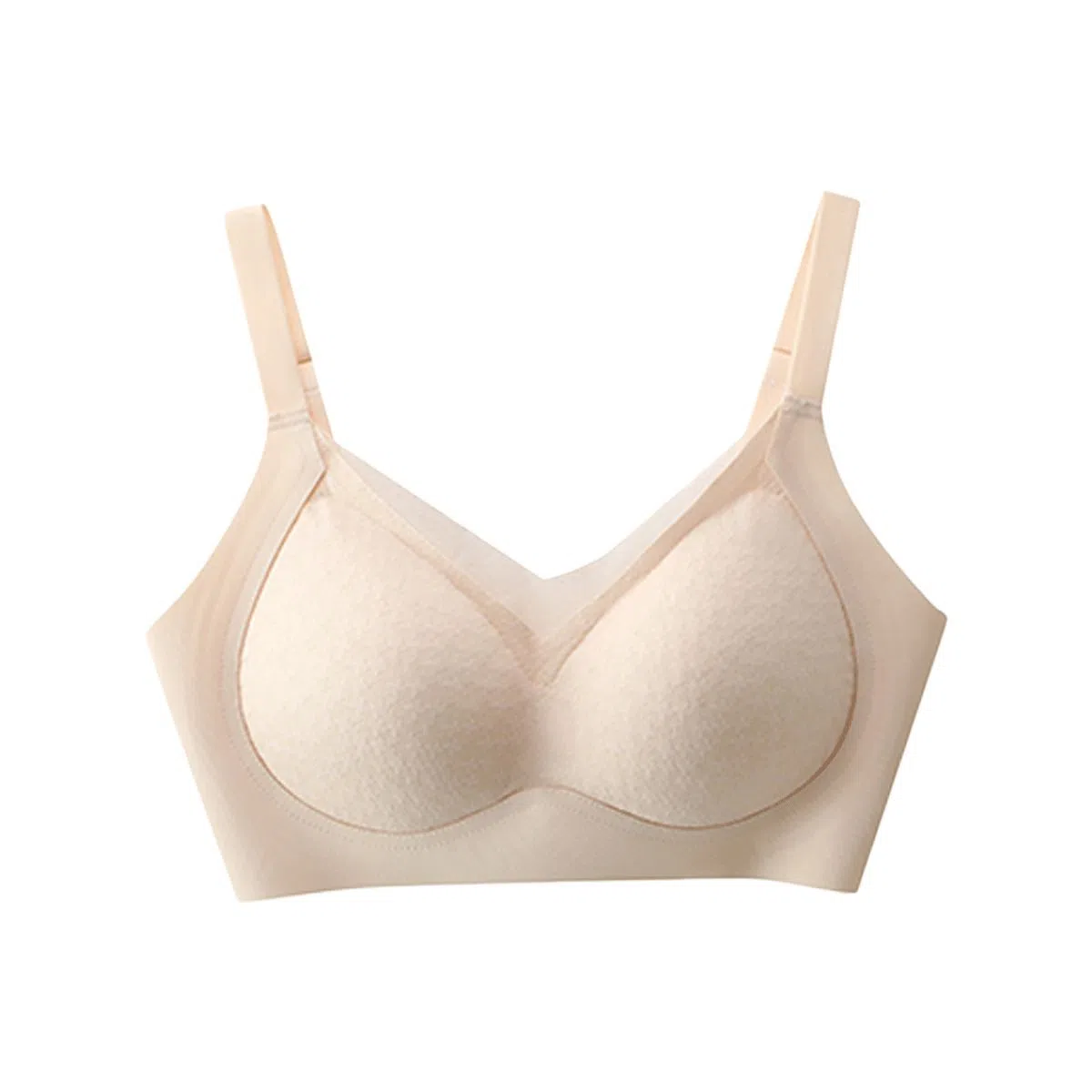 欧迪芬 透气网纱软支撑柔软亲肤美背收副乳无钢圈上托聚拢防下垂文胸 女款