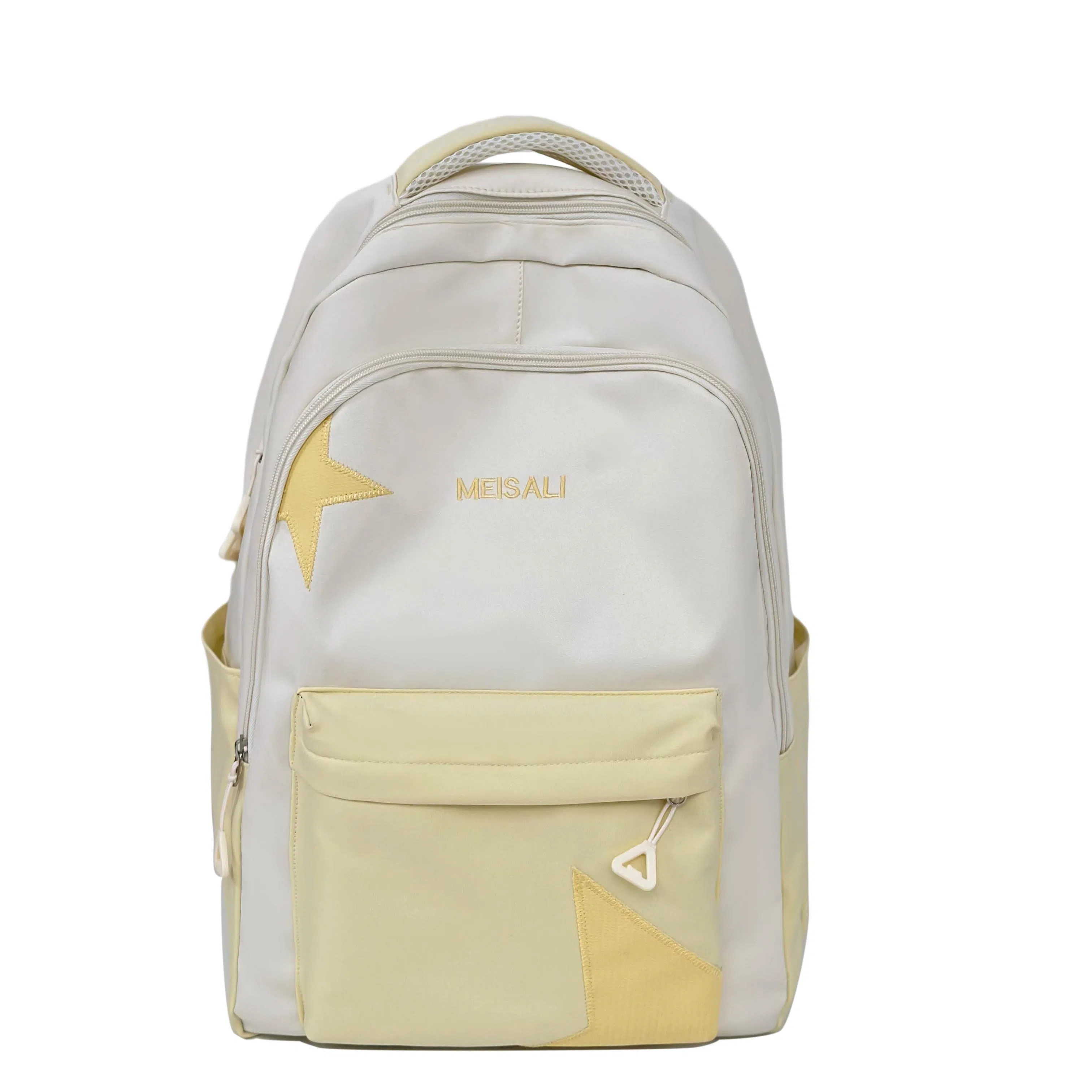 彤彤兔 撞色拼接 尼龙 双肩包 女款 紫色\蓝色\黑色\黄色\卡其色