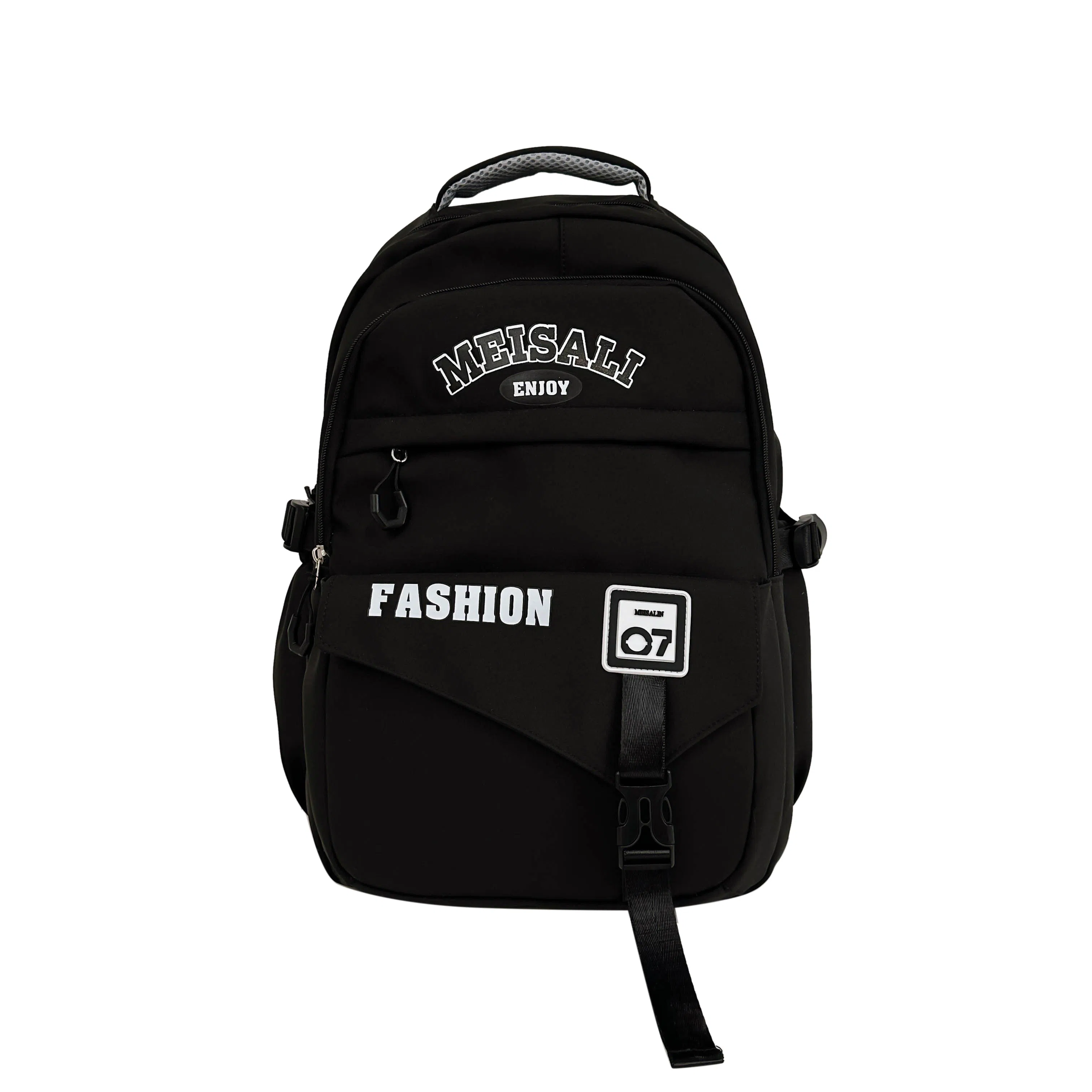 彤彤兔 韩版百搭撞色时尚 尼龙 双肩包 男女同款情侣款 卡其色\蓝色配红色\黄棕色\白配绿\黑色