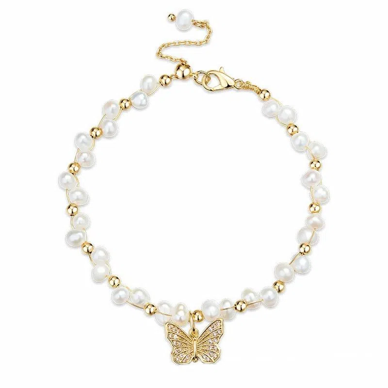 骊碧 香港轻奢 高档浪漫有意义 表白仪式感 合金/合成立方氧化锆/淡水珍珠 手链 女款