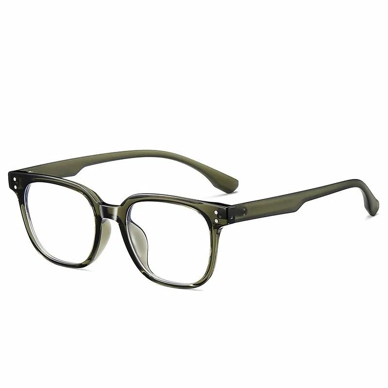 山一丸 防蓝光眼镜素颜百搭时髦韩系潮流近视眼镜 椭圆形 光学镜架 男女同款情侣款