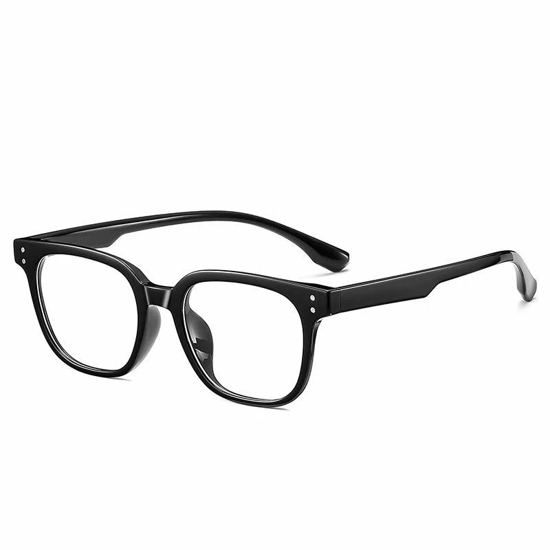 山一丸 防蓝光眼镜素颜百搭时髦韩系潮流近视眼镜 椭圆形 光学镜架 男女同款情侣款