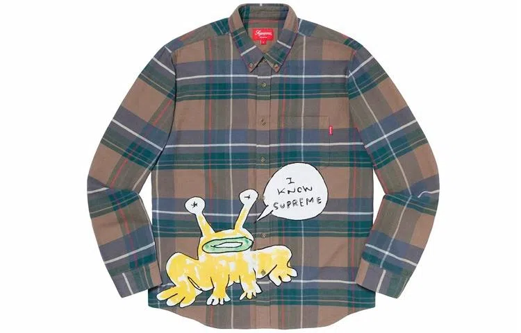 Supreme SS20 Week 12 x Daniel Johnston Plaid Shirt