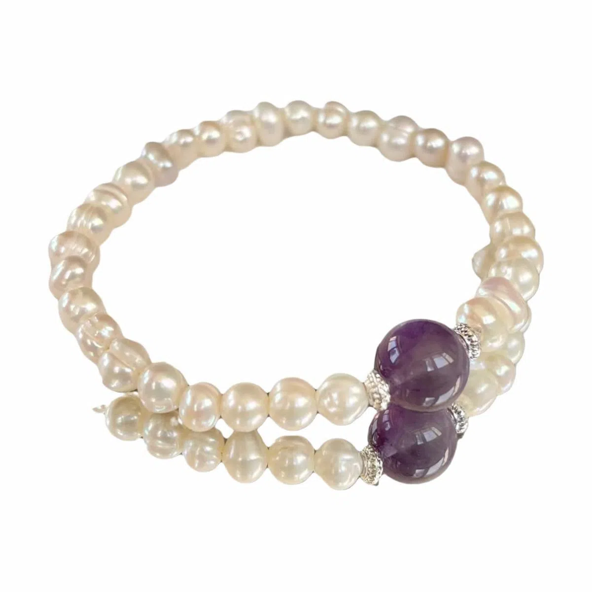 【珠圆玉润】 指尖瑰宝 是心动啊 温柔触手可及夏日百搭#好运 紫气东来好运常伴 珍珠 手串 男女同款情侣款