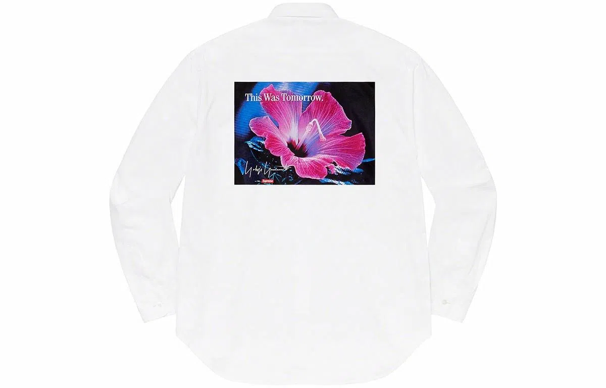 Supreme x Yohji Yamamoto Floral Long Sleeve Shirt