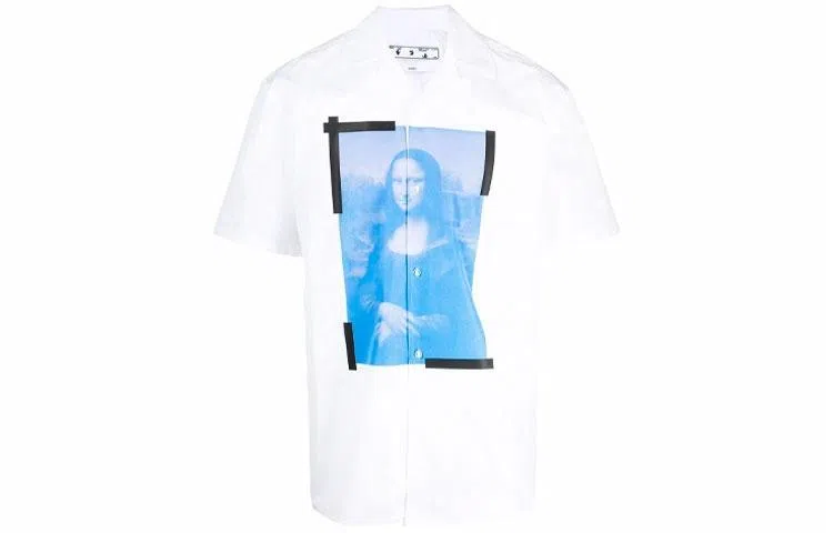 OFF-WHITE SS21 Logo Short Sleeve Shirt White