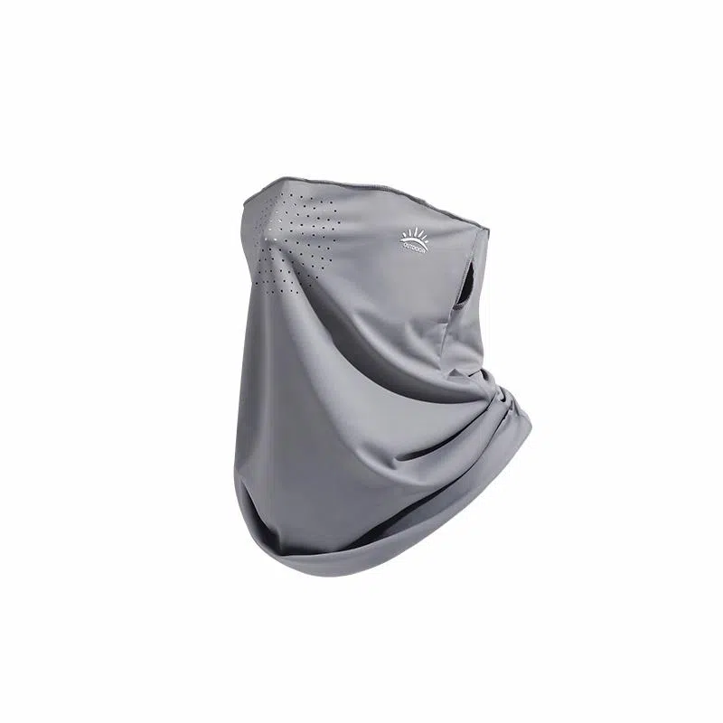 稻草人 夏季遮阳防紫外线 韩系简约百搭 舒适透气 锦纶 防晒面罩 男女同款情侣款