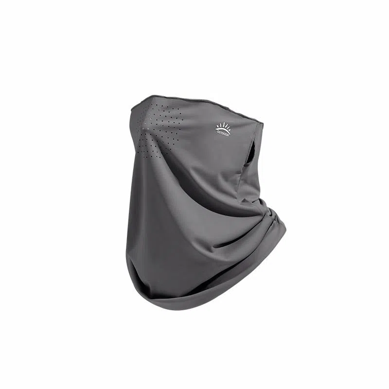 稻草人 夏季遮阳防紫外线 韩系简约百搭 舒适透气 锦纶 防晒面罩 男女同款情侣款