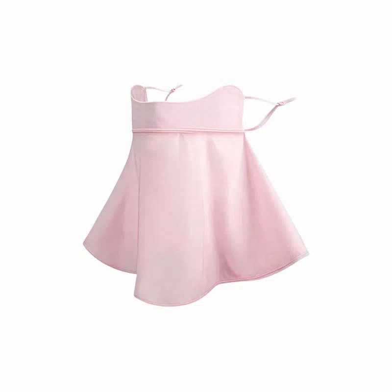 北极绒 夏季冰丝轻薄透气潮流时尚遮脸护颈户外开车骑行 聚酯纤维 防晒面罩 男女同款情侣款