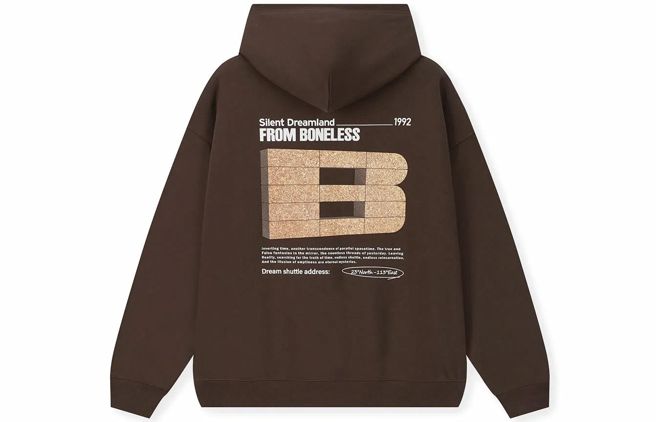 BONELESS Cork Mesh Logo Hoodie