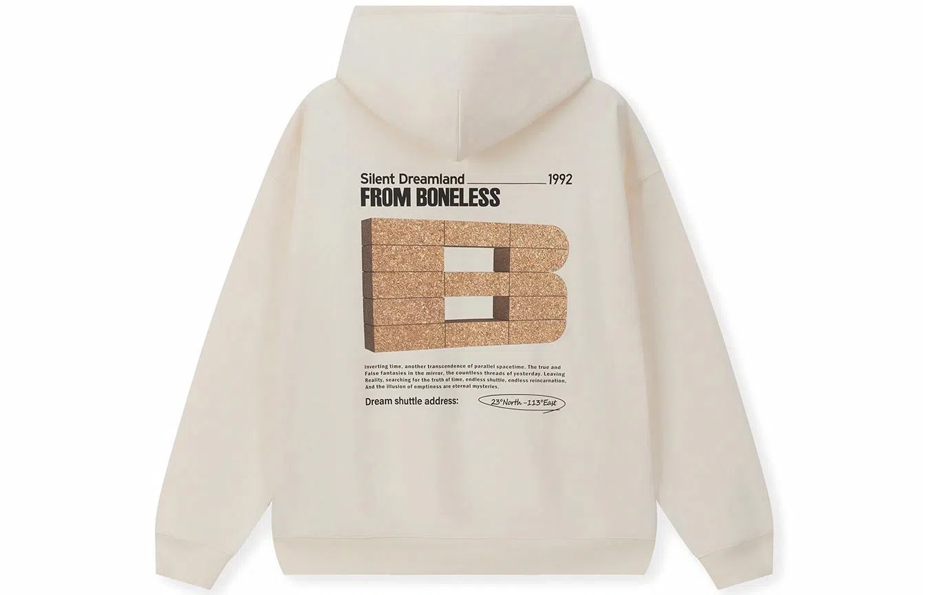 BONELESS Cork Mesh Logo Hoodie