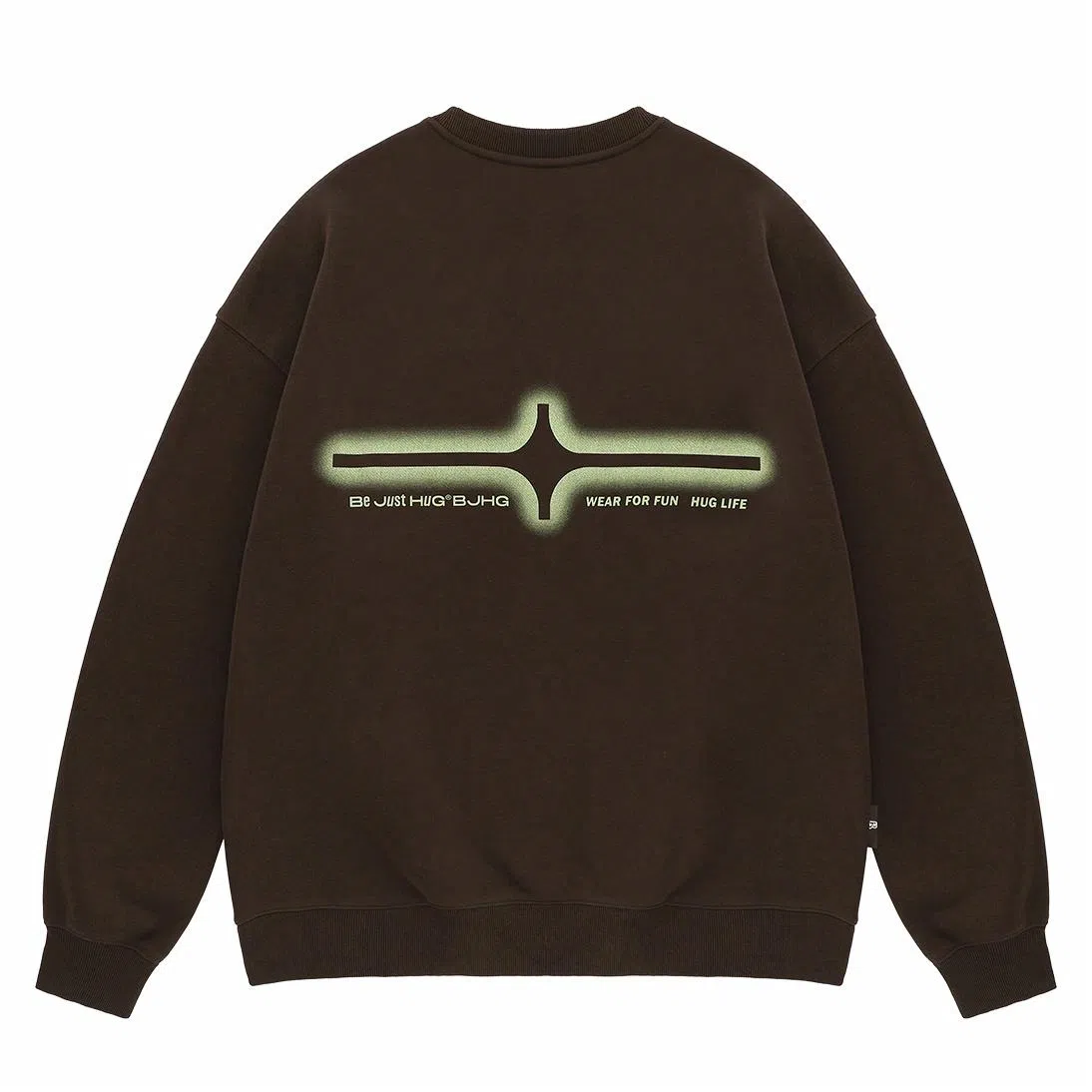 BJHG Lucky Star Knit Fleece Sweatshirt