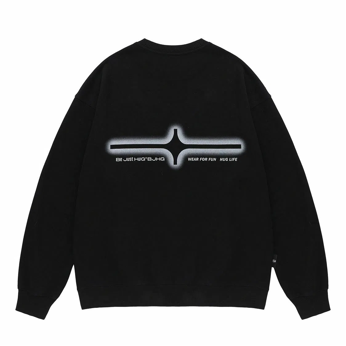 BJHG Lucky Star Knit Fleece Sweatshirt
