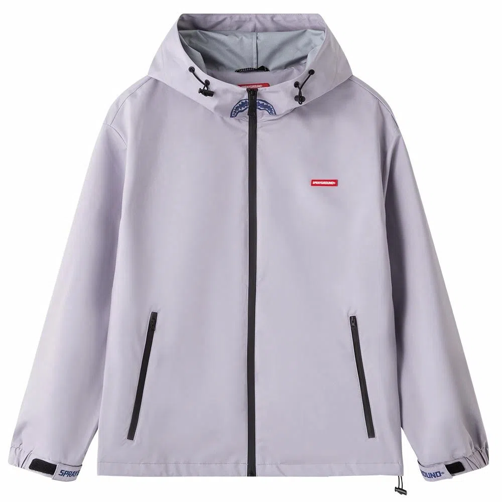 SPRAYGROUND Shark Logo Waterproof Hoodie Jacket