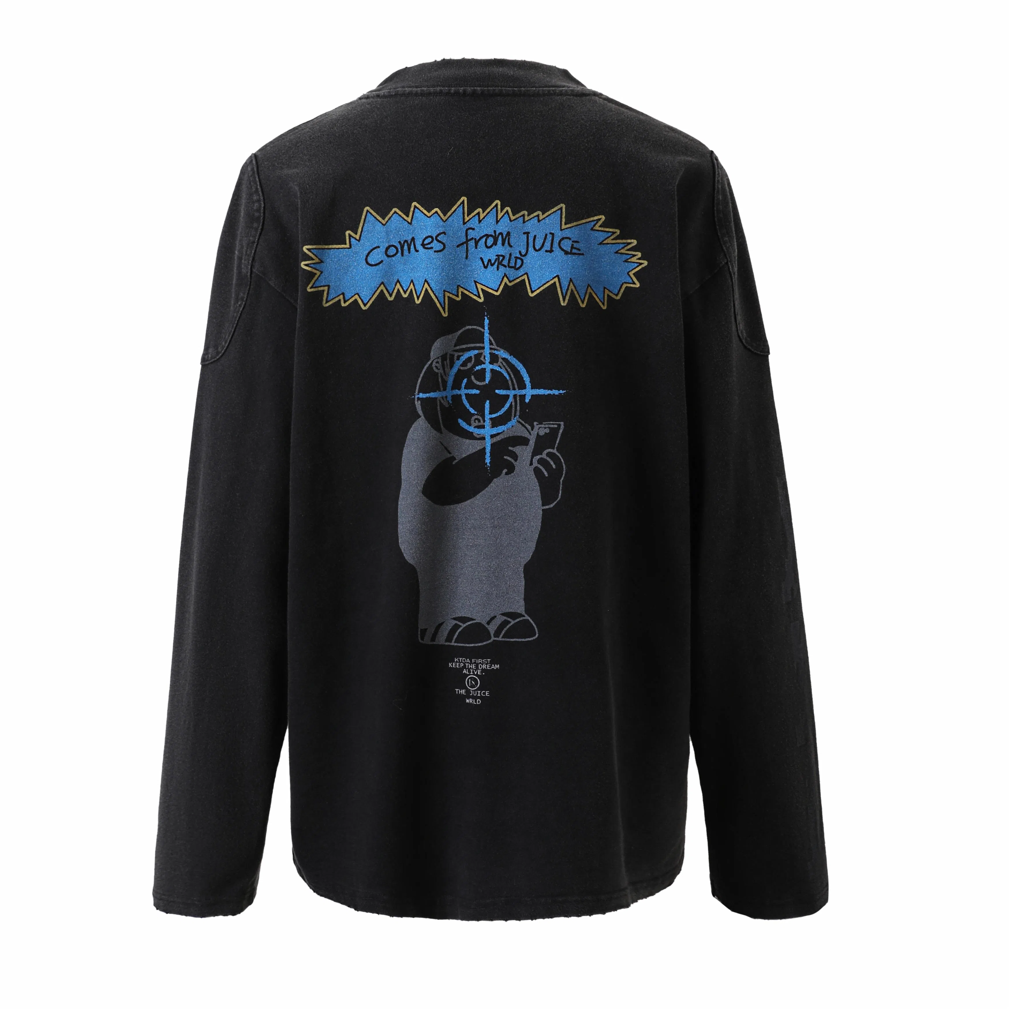 Juice Wrld Long Sleeve Tee Black