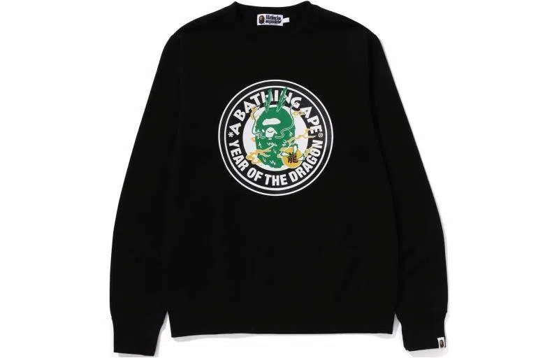 A BATHING APE Year of the Dragon Crewneck Logo