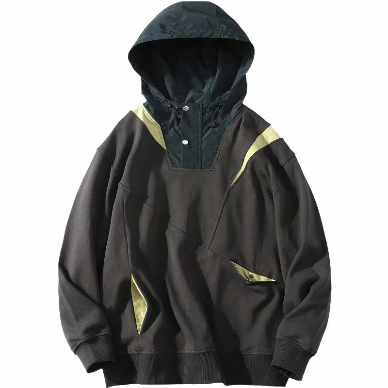 A SQUARE ROOT Retro Half-Zip Sweatshirt