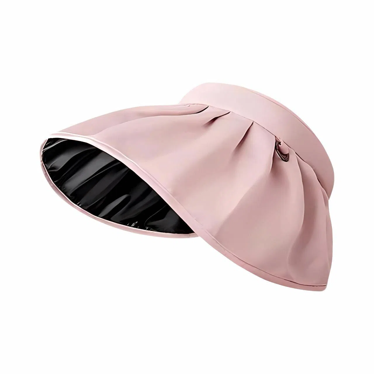 杨同学 夏季防紫外线贝壳遮阳帽空顶太阳帽子大檐夏天儿童可折叠 聚酯纤维 防晒帽 女款