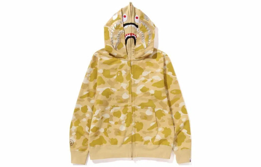 A BATHING APE Color Camo Double Shark Full Zip Hoodie