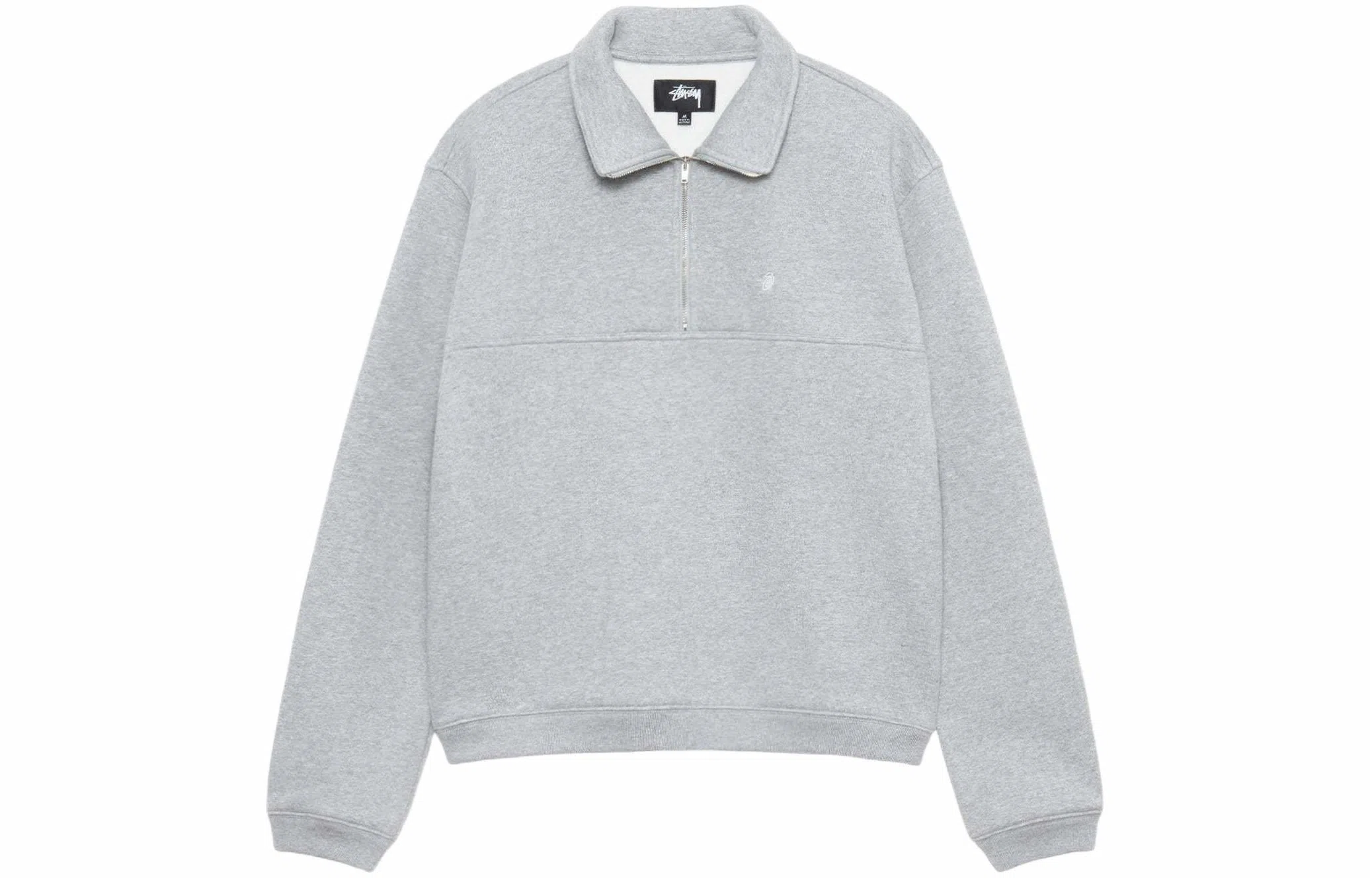 Stussy Half Zip Mock Neck Sweatshirt