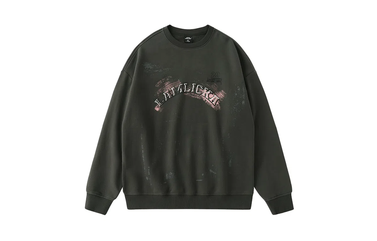 LAMLICKA Original Hand-painted Print Sweatshirt