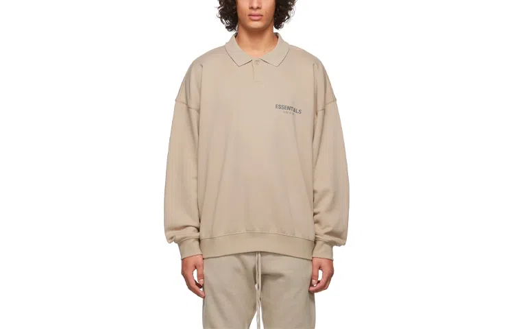 Fear of God Essentials French Terry Polo Tan