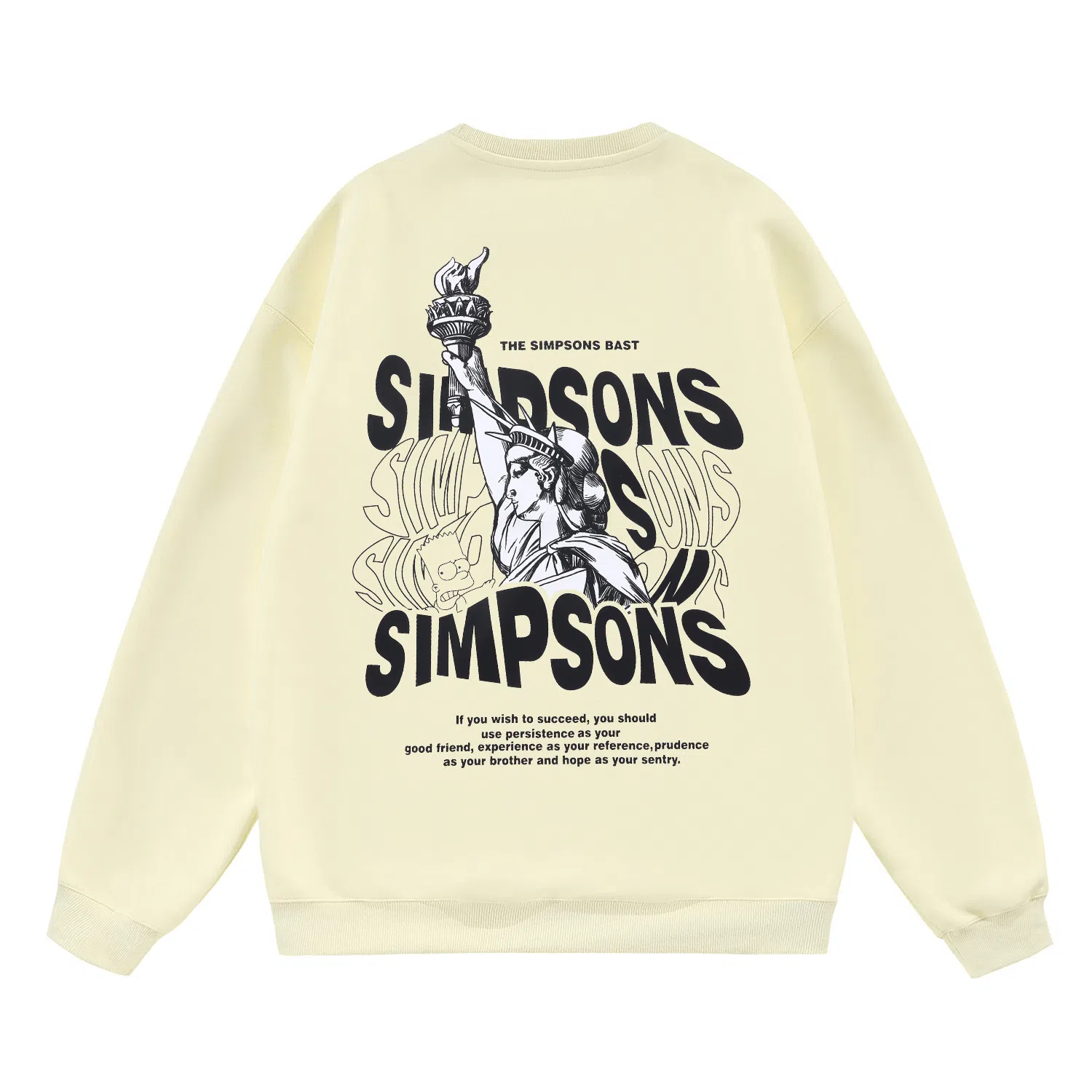 The Simpsons Statue of Liberty Bart Sweatshirt