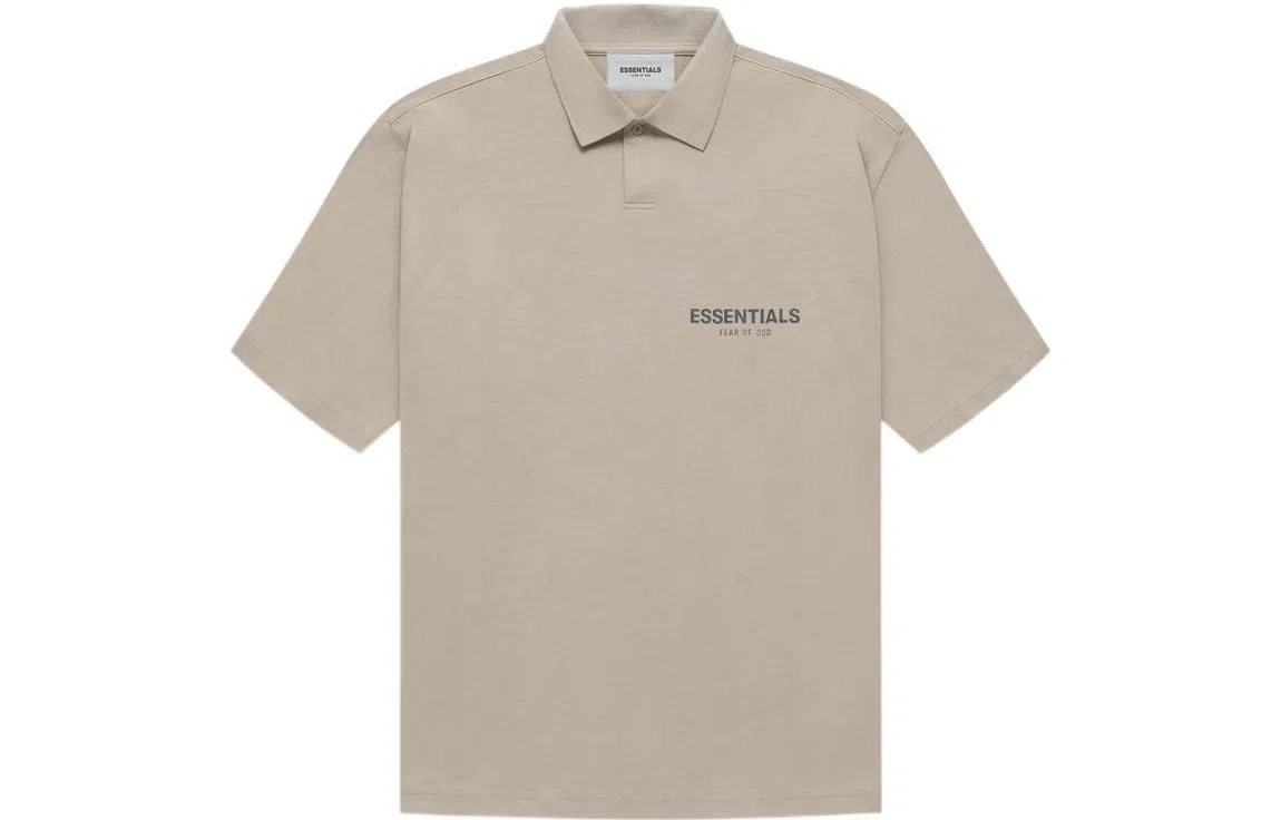 Fear of God Essentials FW21 SS Polo String Tan