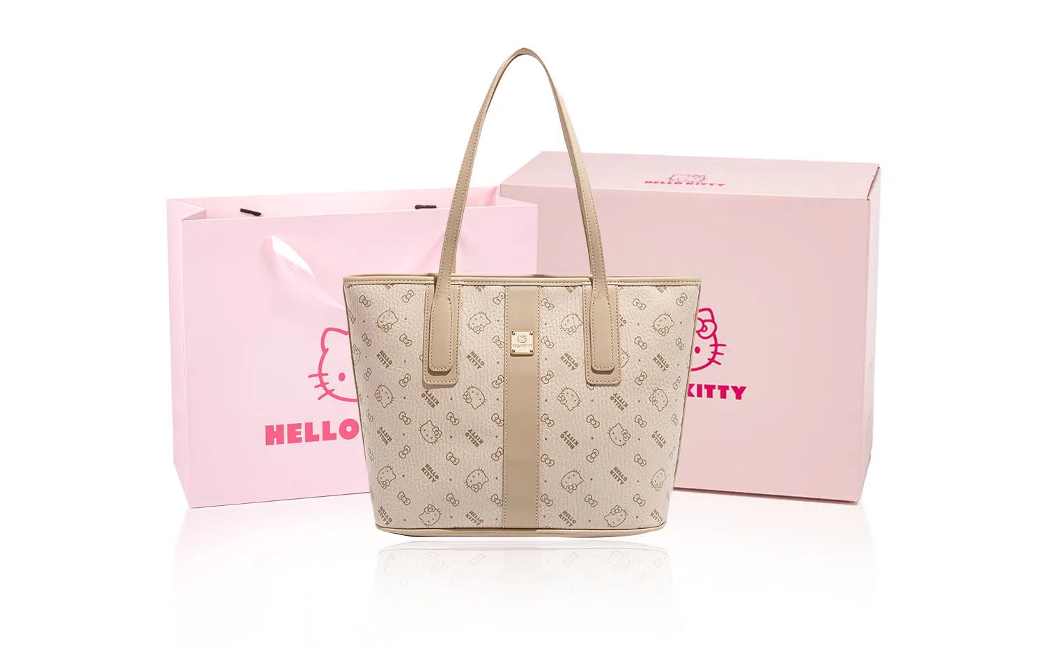 MESUCA x Hello Kitty kitty PU Tote