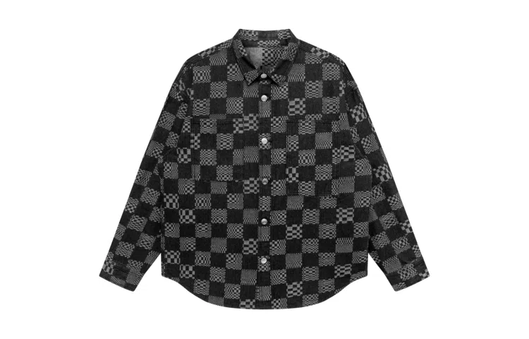 GXG Checkered Jacquard Shirt