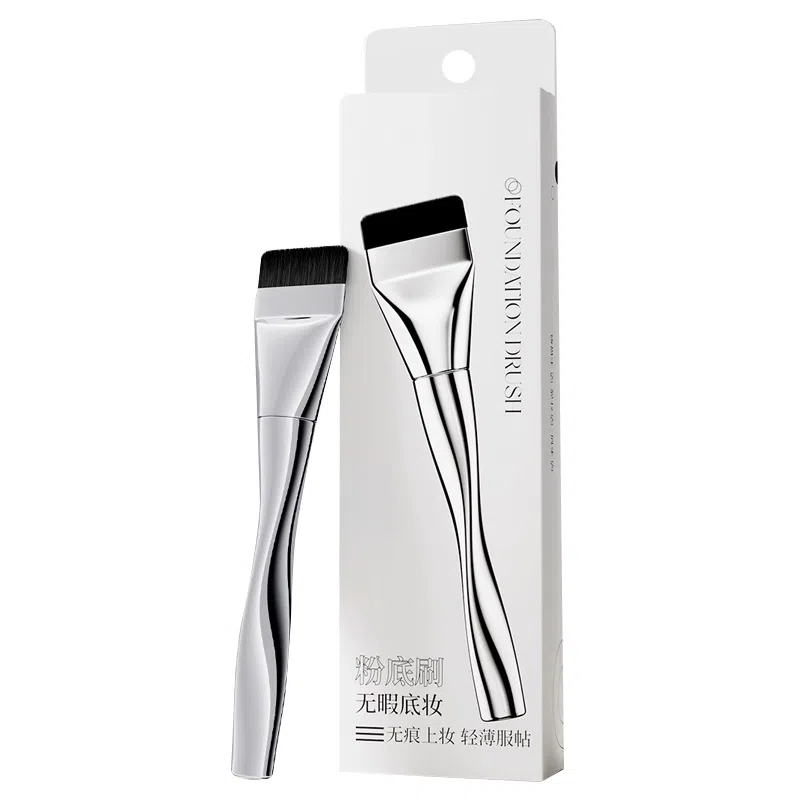 馨枕居  一字型粉底扁头化妆刷 修容 不吃粉