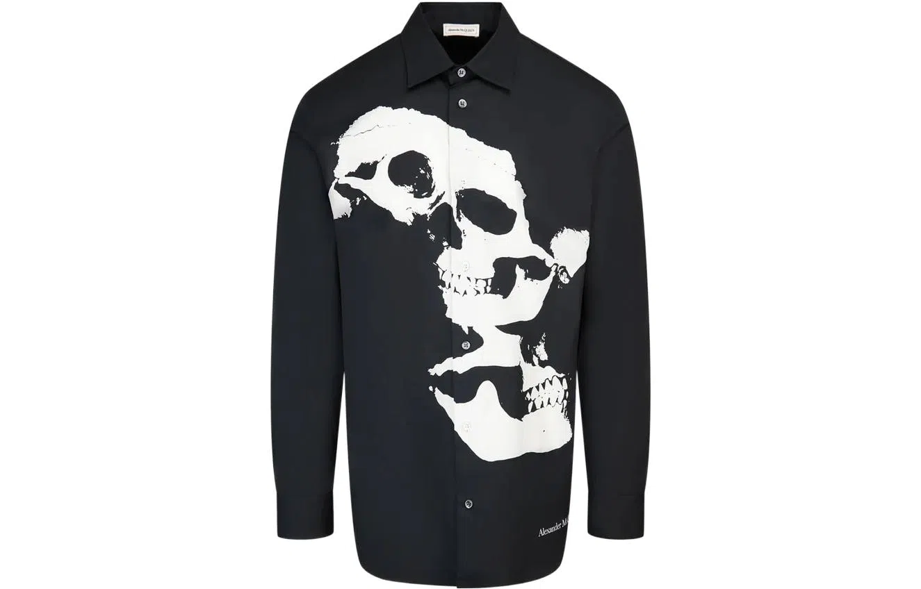 Alexander McQueen Skull Camo Long Sleeve Shirt