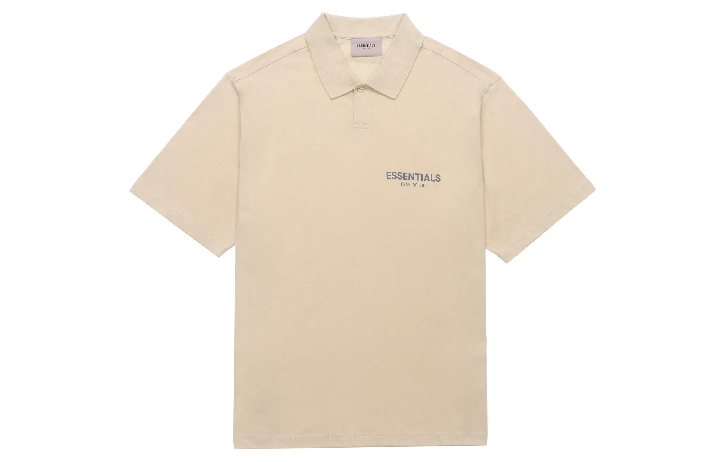 Fear of God Essentials Jersey Polo Beige/Linen